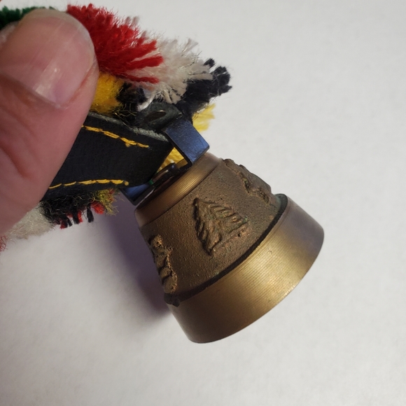 Vintage Swiss Cow Bell w/Fringe - Picture 4 of 8